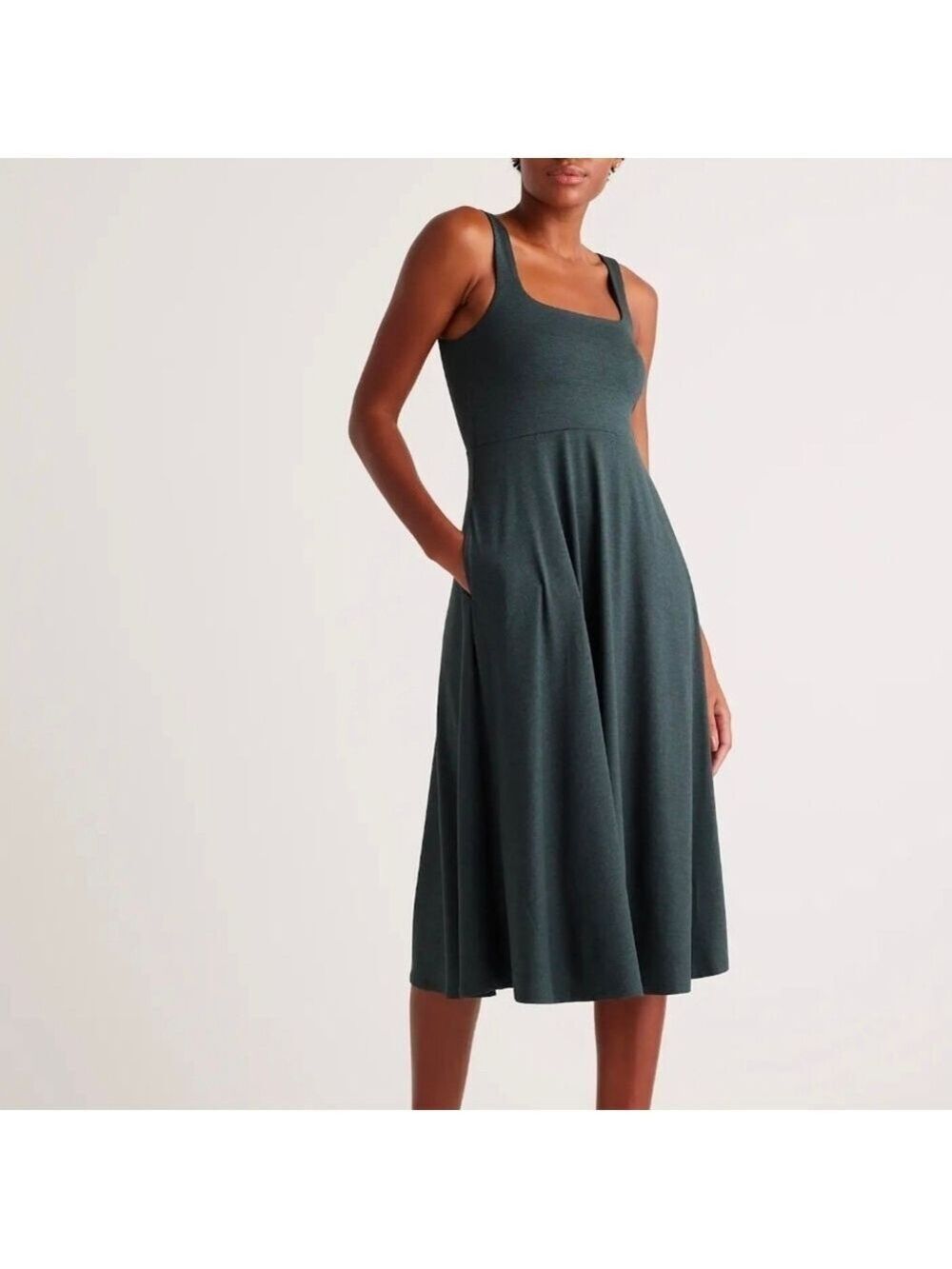 Elegant Dark Gray Womens Dress